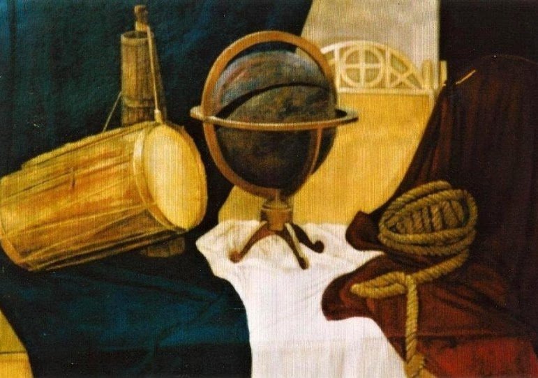 Still Life with Old Antiques